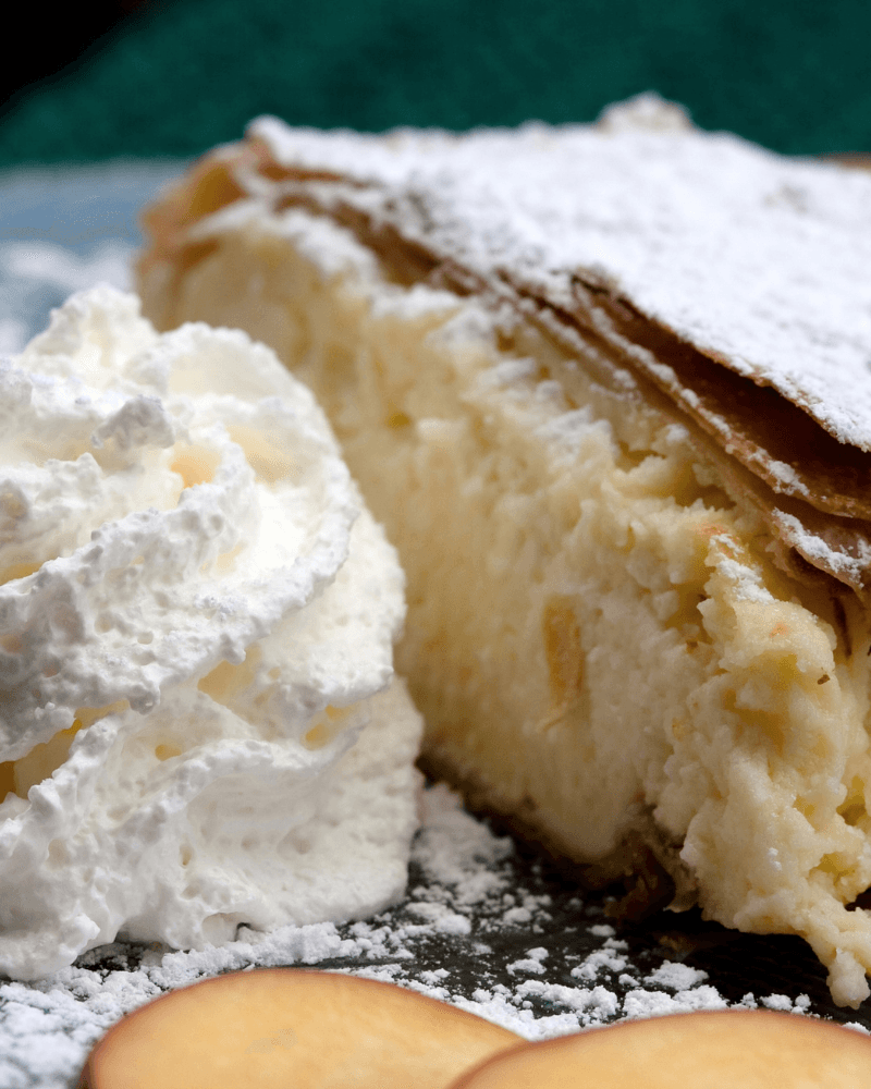 Topfenstrudel - local food