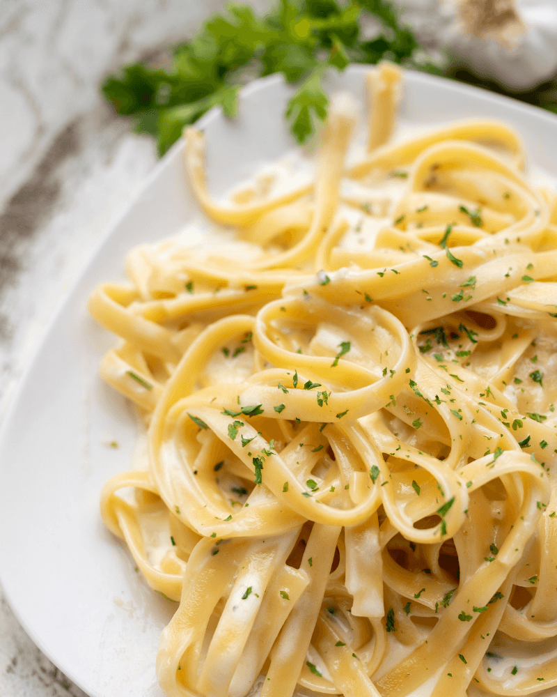 Fettuccine Alfredo - local food