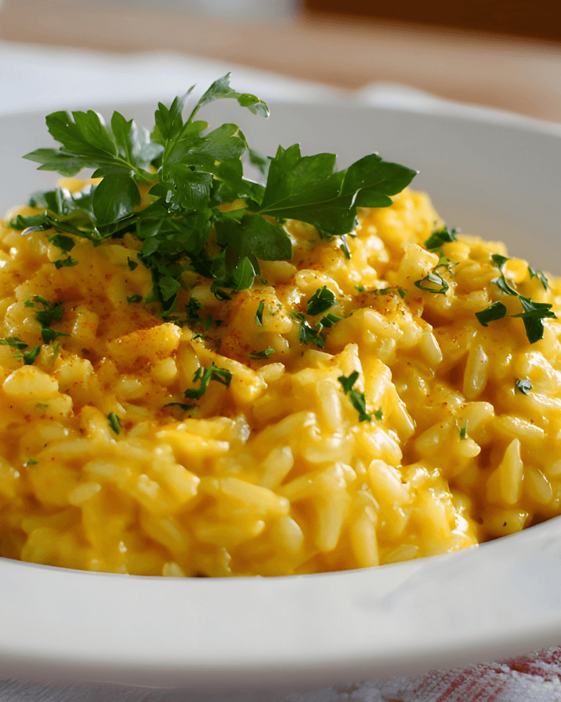 Risotto alla Milanese - local food