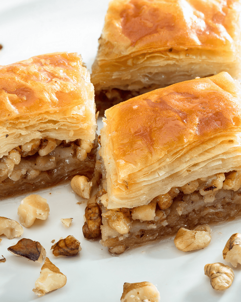 Walnut Baklava - local food