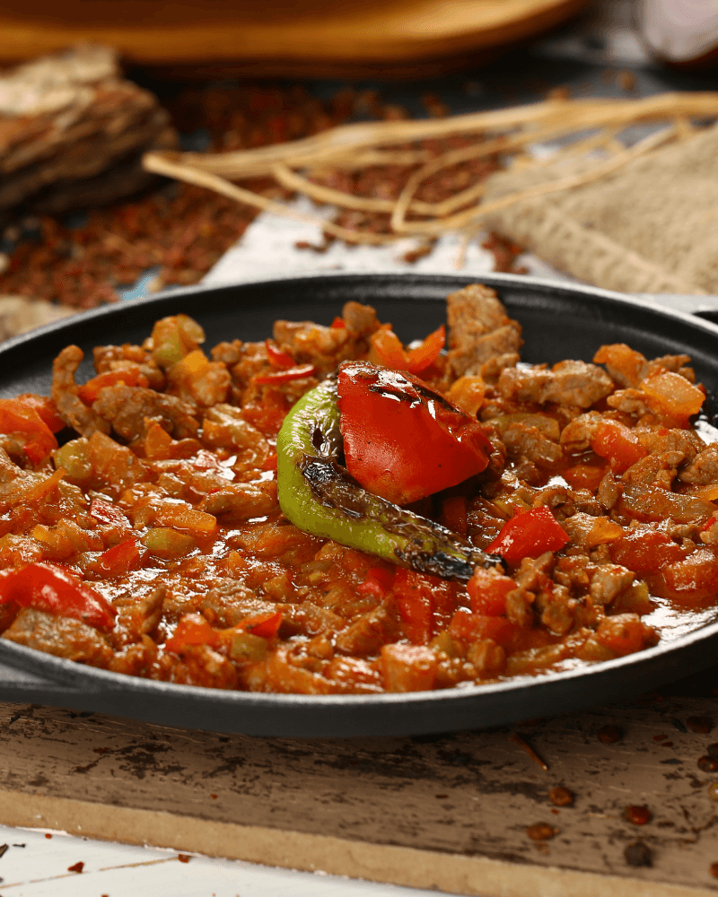 Sac Kavurma - local food