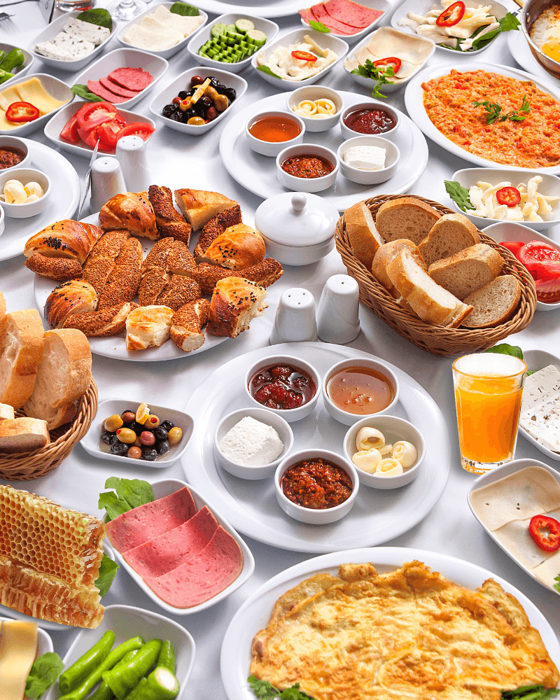 Turkish Breakfast - local food