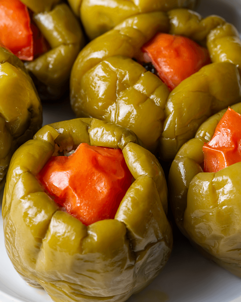 Stuffed Vegetables in Olive Oil - local food
