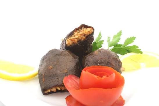 Gaziantep Stuffed Dried Eggplant - local food