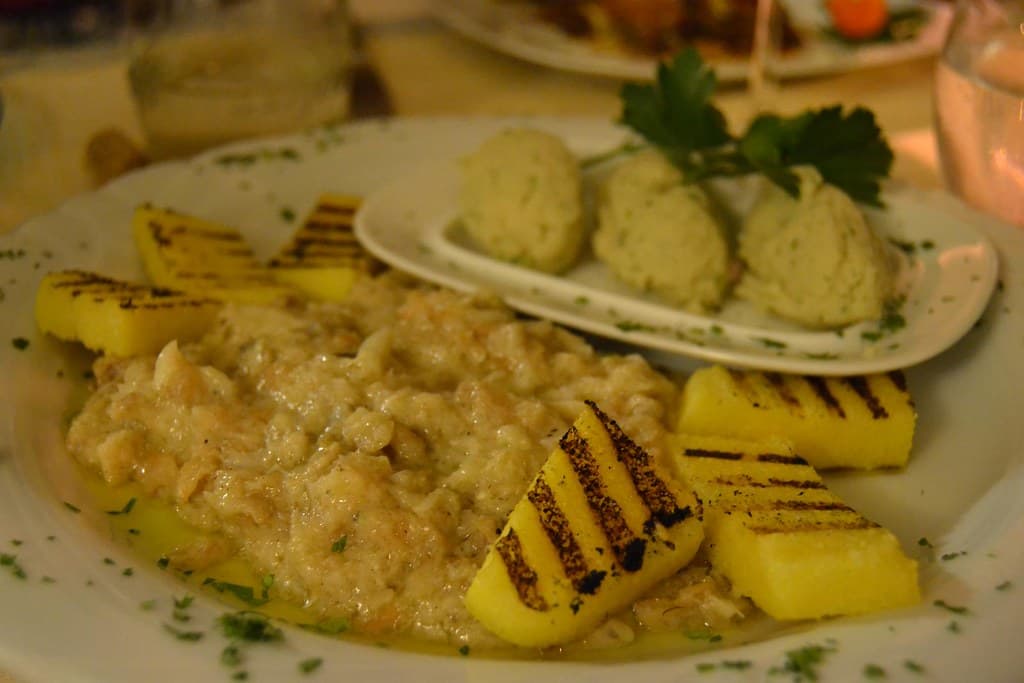 Baccalà Mantecato - local food