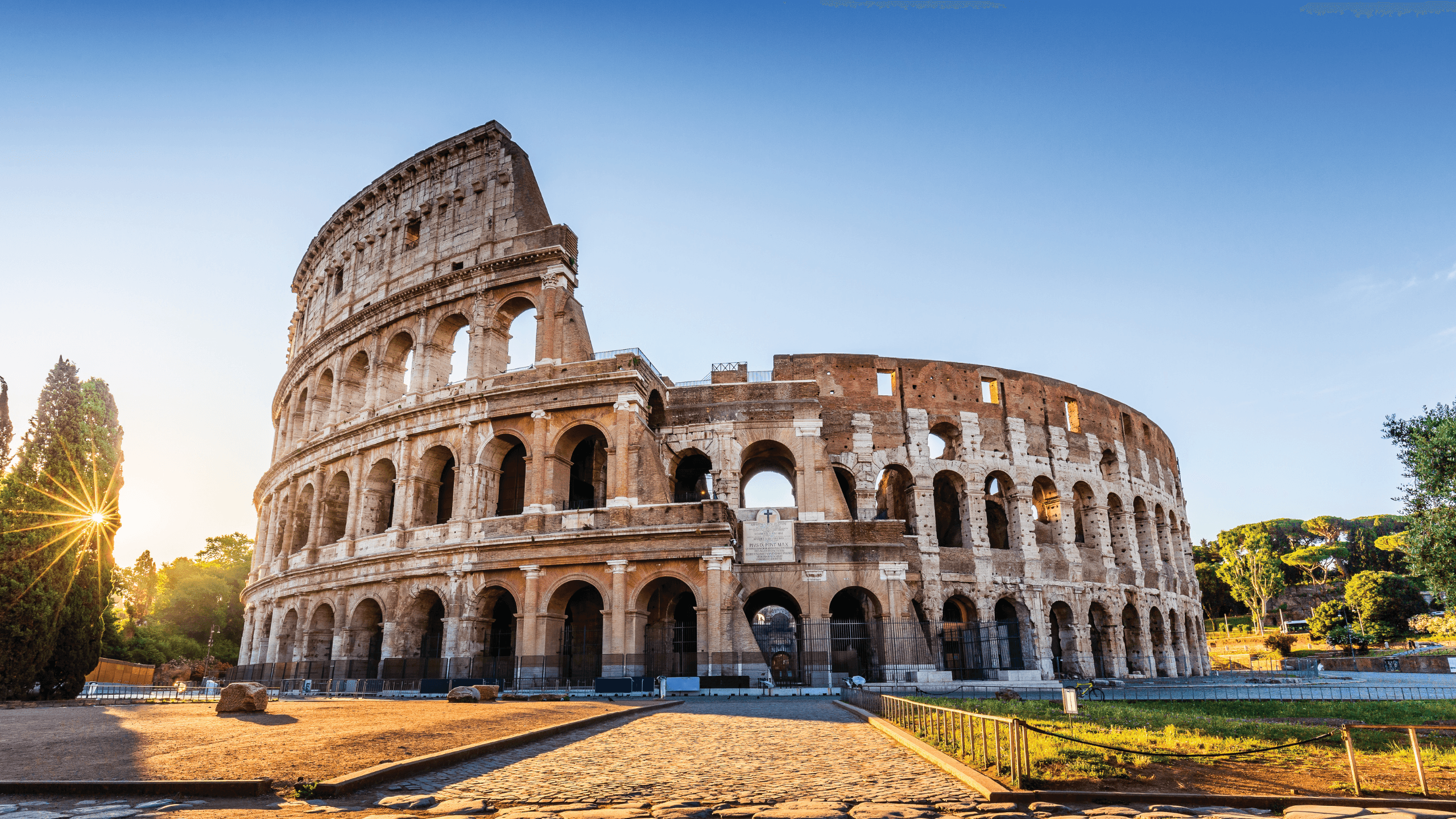 The Colosseum, an iconic symbol of the Roman Empire
