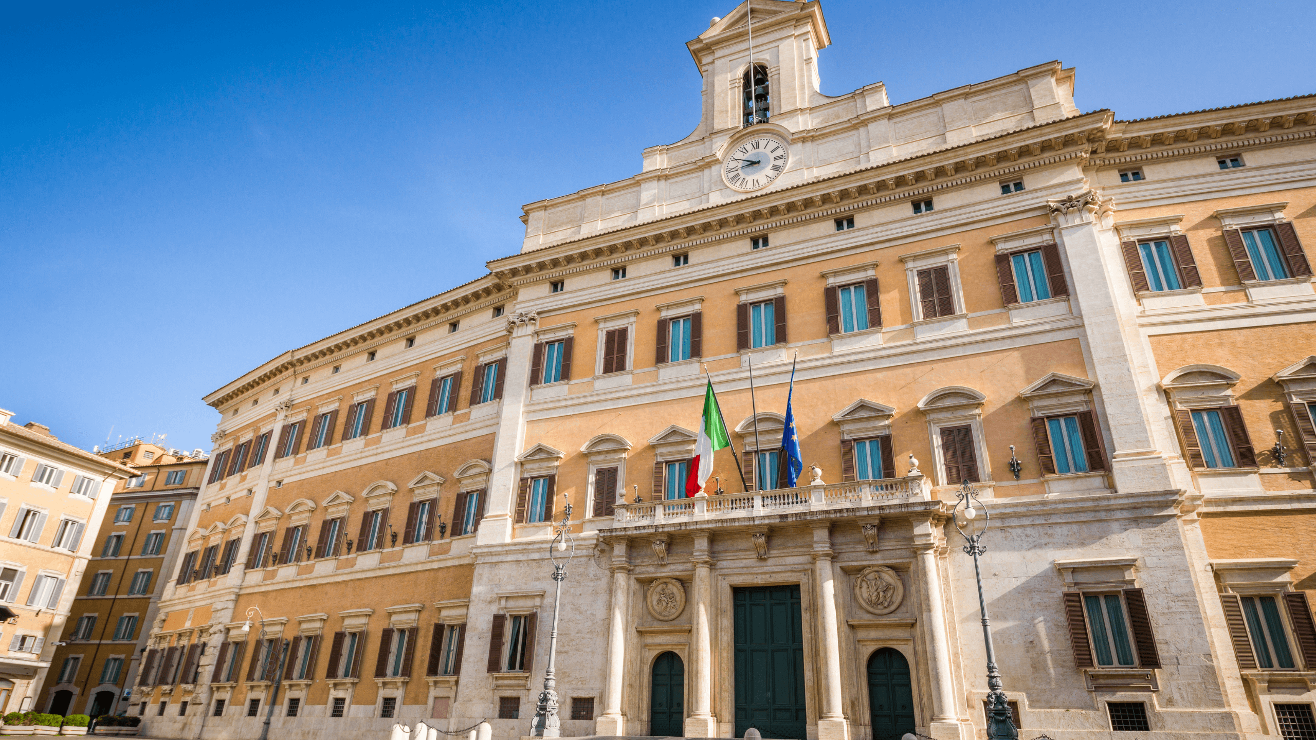 Modern Rome, representing Italy’s contemporary political life